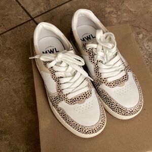 Madewell Womens 5.5 Court NWT Sneakers MD783 Leather Shoes NIB Retail $110